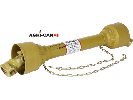 PTO Complet avec attache rapide 1 3/8'' 6 spline Yoke QD