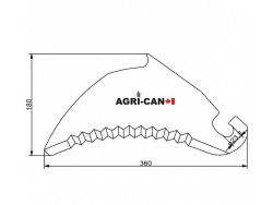 Couteau pour Claas Rollant, Quadrant et Variant 2