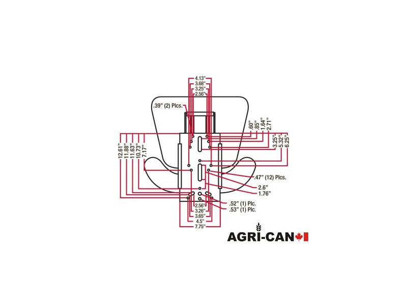 Siège de tracteur - Universel