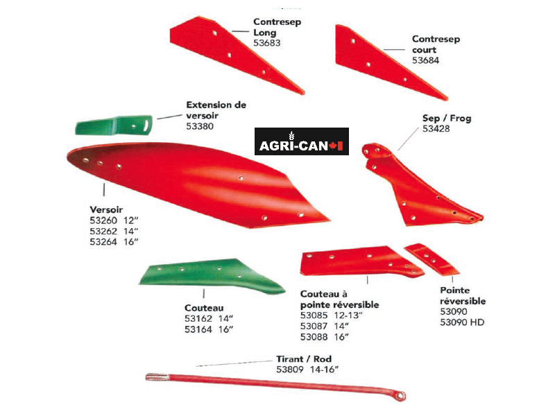 Kverneland Reversible Point - LH