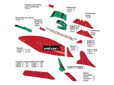 Kverneland Reversible Point - LH