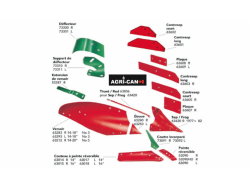 Moldboard for Kverneland Plow 14-16'' - RH 2