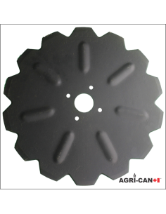 20'' Kverneland coulter disc (4 holes)