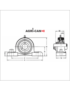 Pillow Block with Set Screws 2