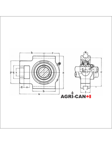 Take Up with Set Screws