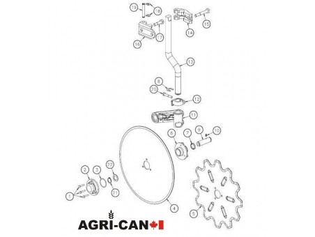 Washer for Kverneland Hub 60624-60609