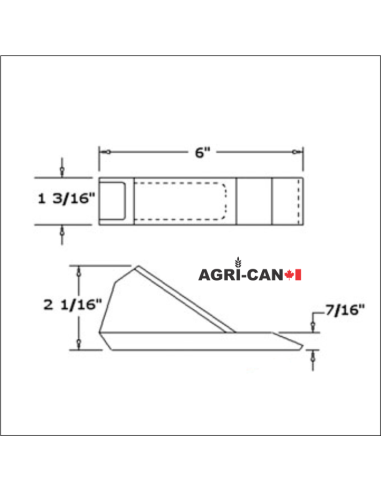 Pointe de dent de boîte niveleuse