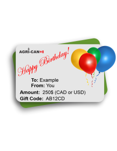 Certificat Cadeau 25$ à 500$ 2