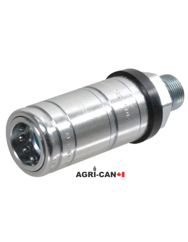 Coupleur hydraulique 1/2" pour tracteur - M22X1.50