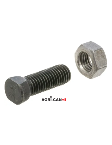 M12 X 50 Clipped Head Plough Bolts & Nuts (10...