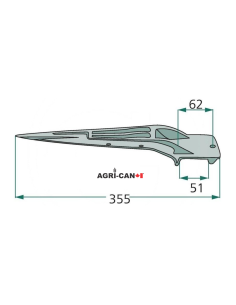 Baler Feeder Bar Tine for New Holland and Case IH 2