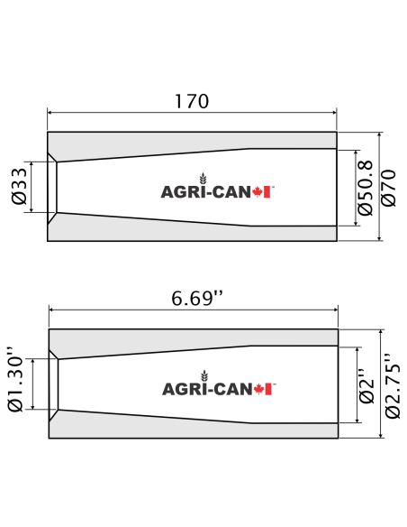 Bush for Kverneland Tine Conus III