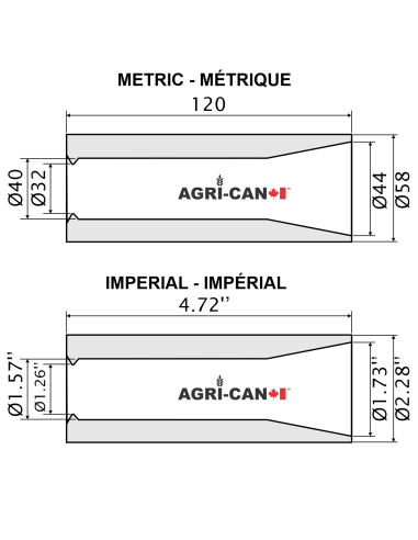 Bague pour pic Kverneland Conus II, Stoll et...