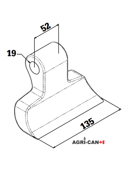 Hammer Flail for Berti - MA/3922, 120200001