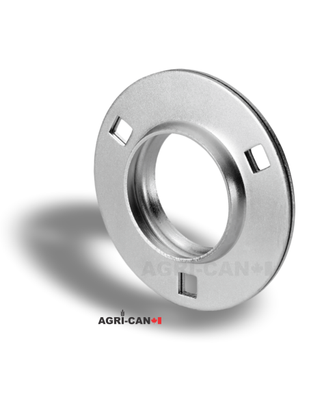 PF202 - Pressed Steel 3-Bolt Flangette