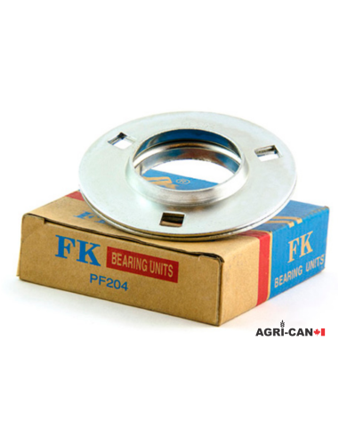 PF206 - Flangettes 3 trous pour roulement à palier