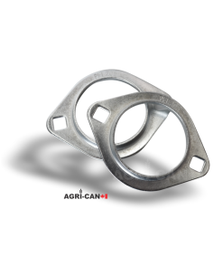 PFL205 - Flangettes 2 trous pour roulement à palier