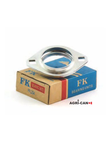 PFL205 - Flangettes 2 trous pour roulement à...