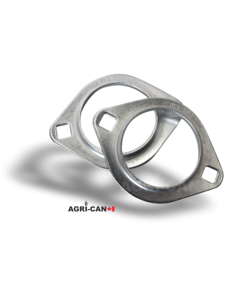 PFL207 - Pressed Steel 2-Bolt Flangette