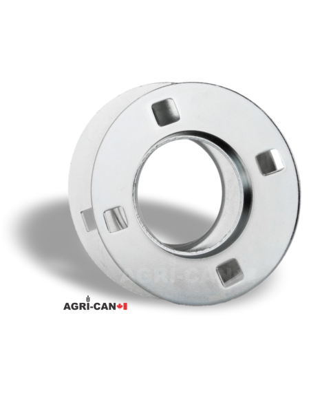 PF208 - Pressed Steel 4-Bolt Flangette