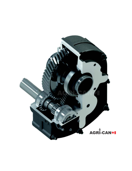 SMR Shaft Mount Gear Speed Reducer 25:1 - Size 3