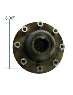 Moyeu 8 trous - 8000lbs Agricole uniquement 2