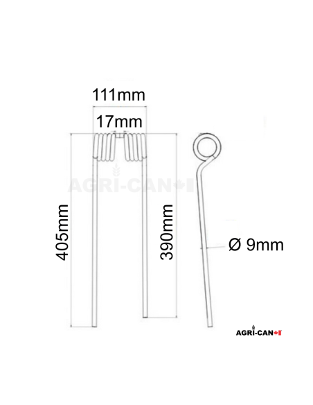 Vicon, PZ Zweegers, Hesston, and Massey Ferguson Tedder Tine – CW