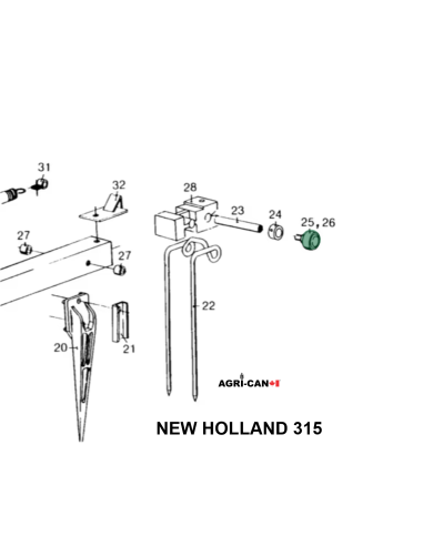 Bearing Cap Cover - OEM CNH