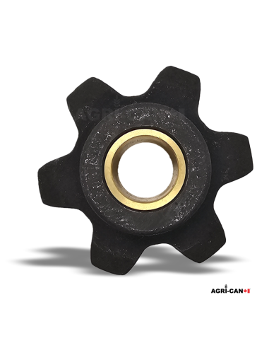 Cast Idler Sprocket with Oilite Brass Bushing -...