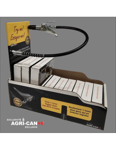 12 Zerk-Locker® grease couplers and Countertop...