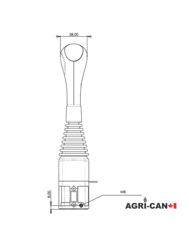 Poignée universelle pour manette (Joystick) -...