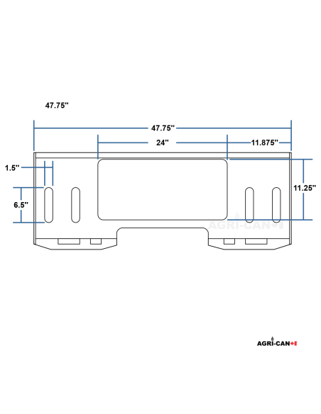 Skid Steer Attachment Plate Diagram