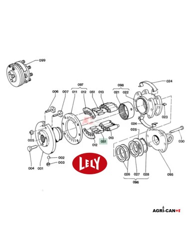 OEM Lely Power Harrow - Shear Pin Automatic –...