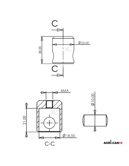 Cable Mounting Kit – Walvoil / Dura / Stoll / Mailleux (SD 10/11/14 -SDS150)
