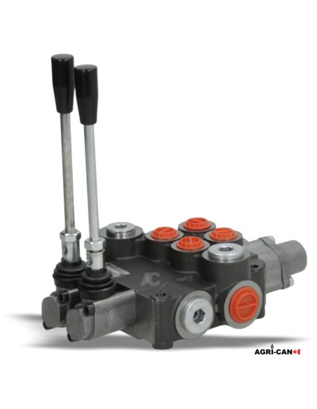 2-Section Hydraulic Monoblock Valve - 80 L/min. - SD11