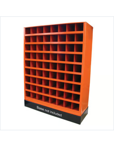 72 Bin Steel Unit - Heavy-Duty