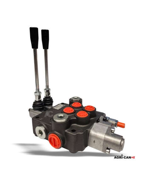 Valve hydraulique monobloc à 2 sections et position flottante – 50 L/min – SD5