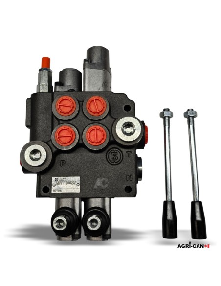 2-Section Hydraulic Monoblock Valve with Float- 50 L/min. - SD5