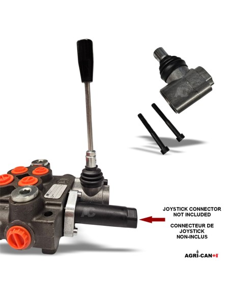 Valve hydraulique monobloc à 2 sections et position flottante – 50 L/min – SD5