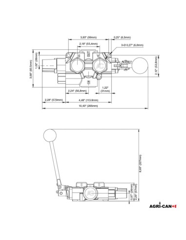 Valve hydraulique pour fendeuse à bois avec...