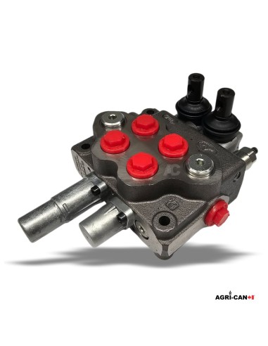 Valve hydraulique OEM Walvoil à 2 sections avec...