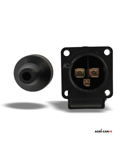 3-Pin Male Socket, Reverse DIN 9680 Type –...